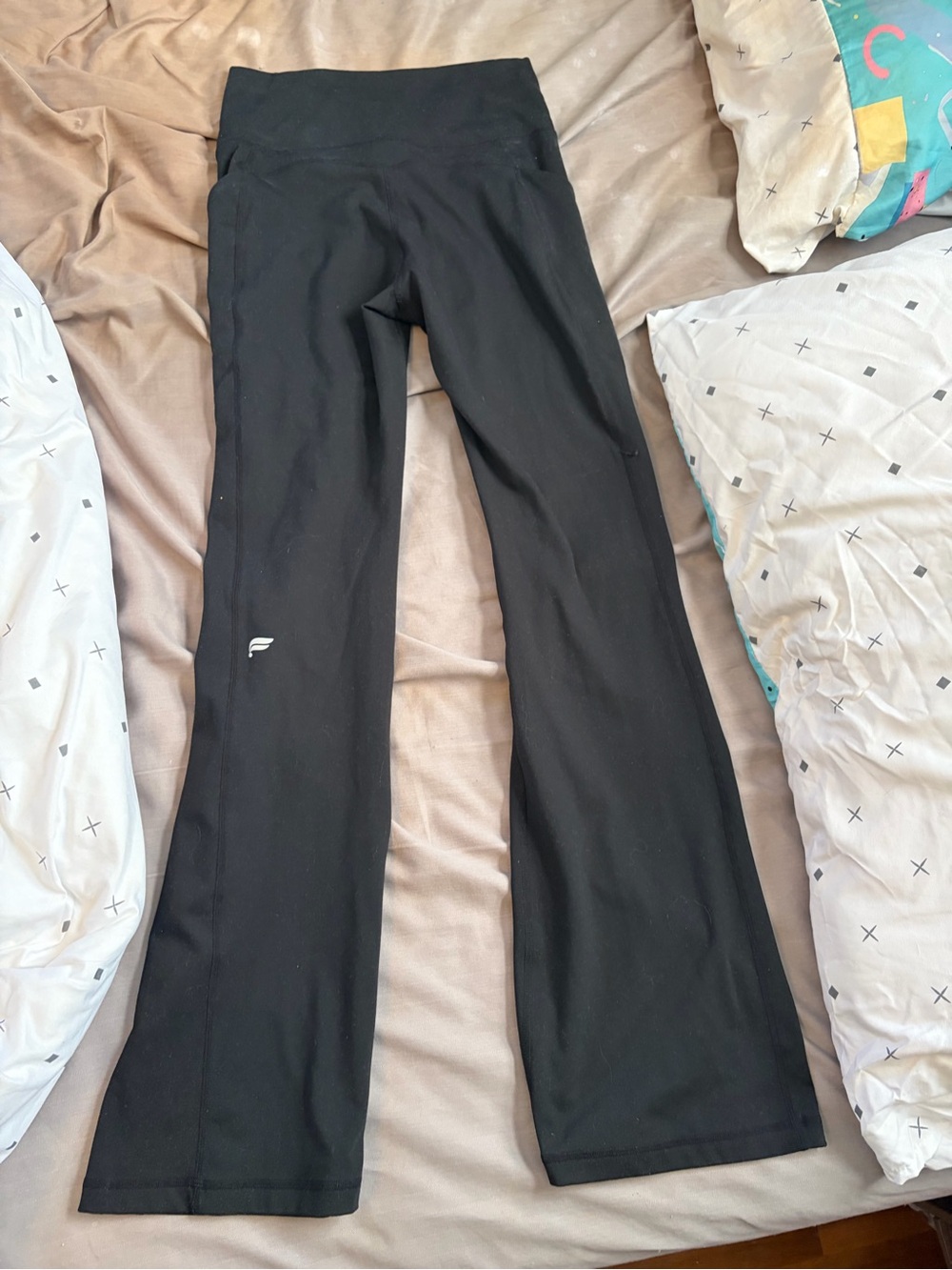 Fabletics Black Flared Active Pants